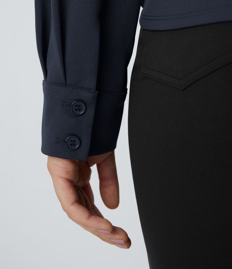 Crossover Long Sleeve Work Shirt