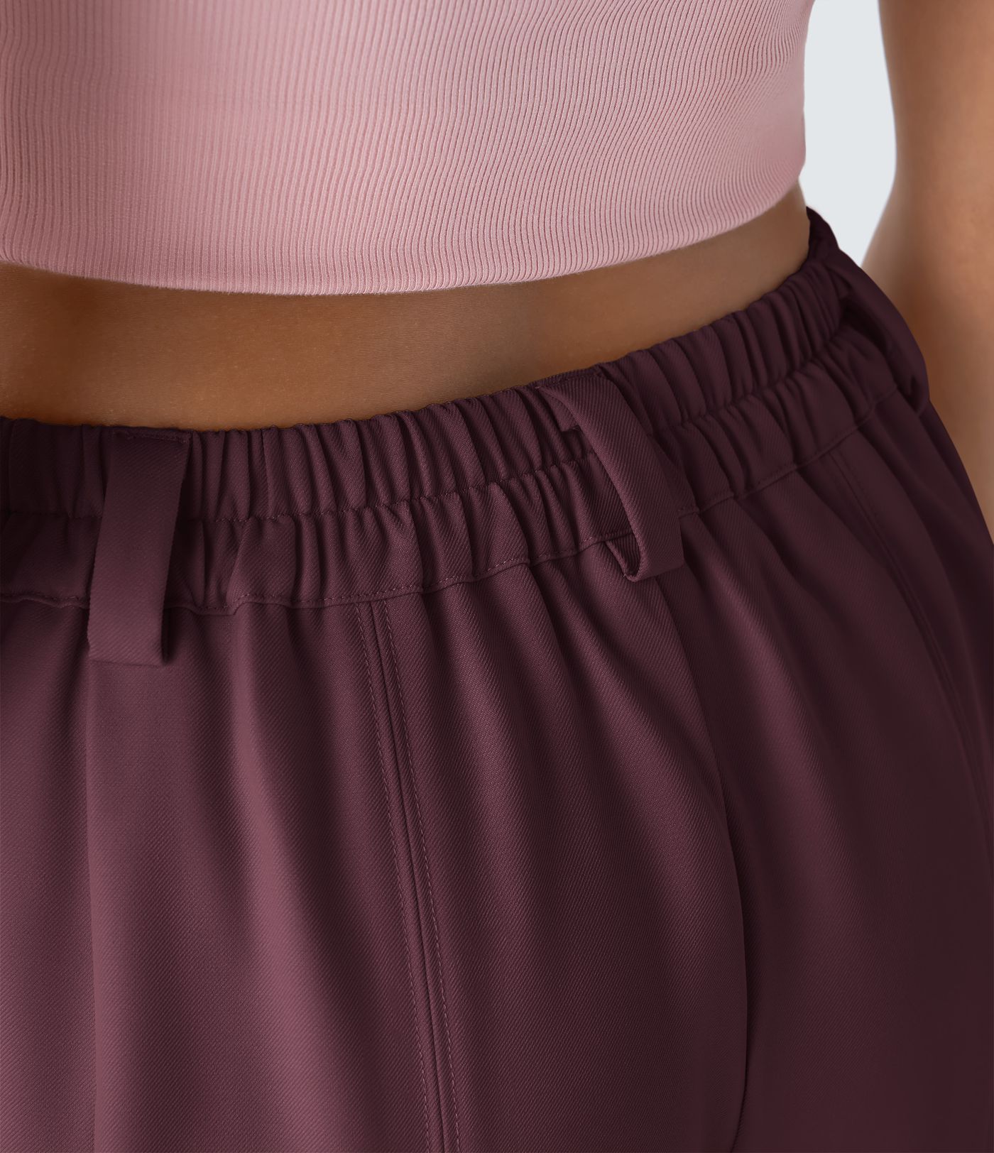 Pantalon tailleur Halara Flex™ barrel, taille mi-haute, avec poche