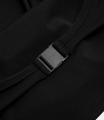 SoftlyZero™ Plush Halter Thumb Hole Long Sleeve Cropped 2-in-1 Yoga Sports Top