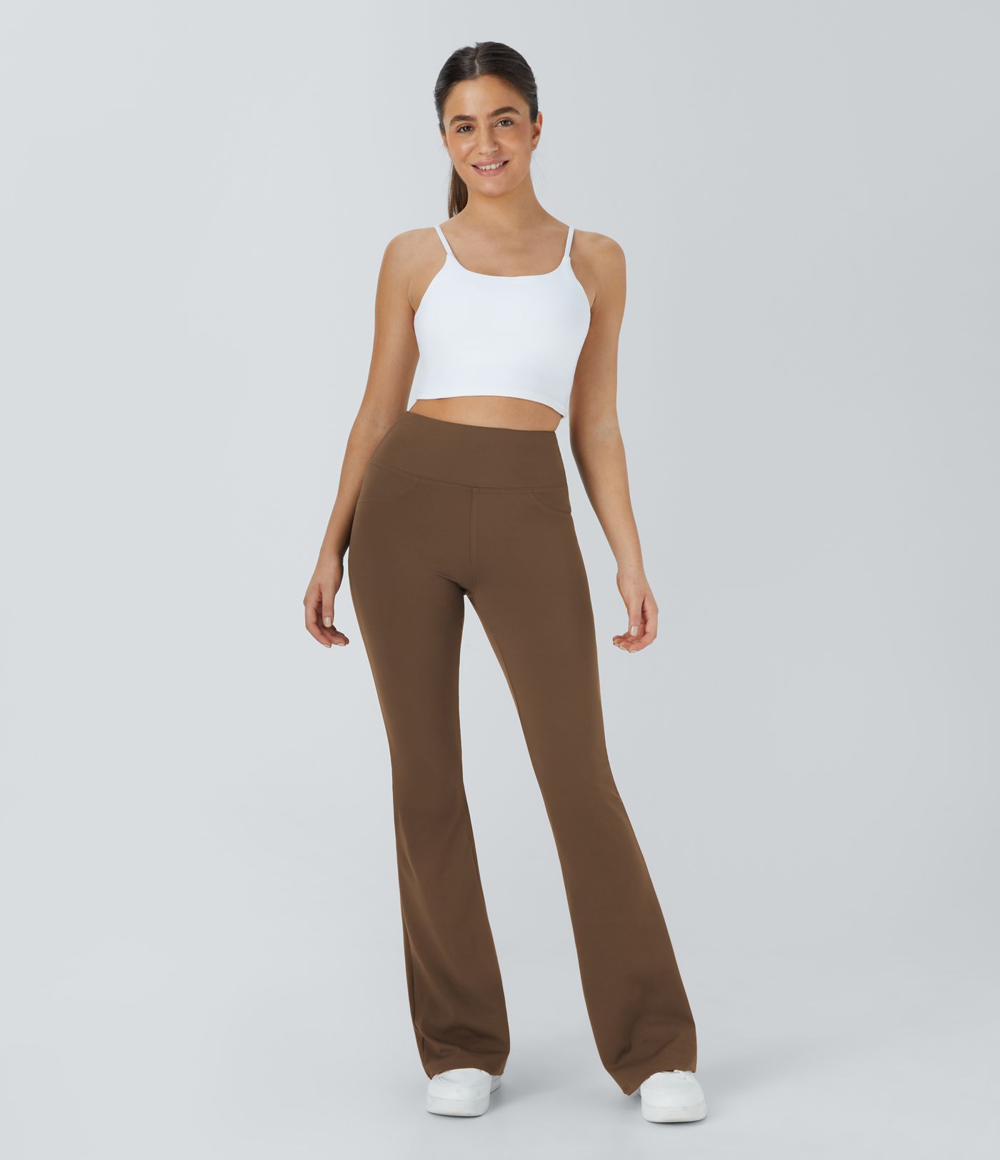 DayStretch High Waisted Pocket Flare Yoga Leggings