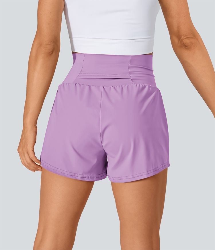 SoftlyZero™ Airy Super High Waisted Cool Touch Yoga Shorts with Pockets