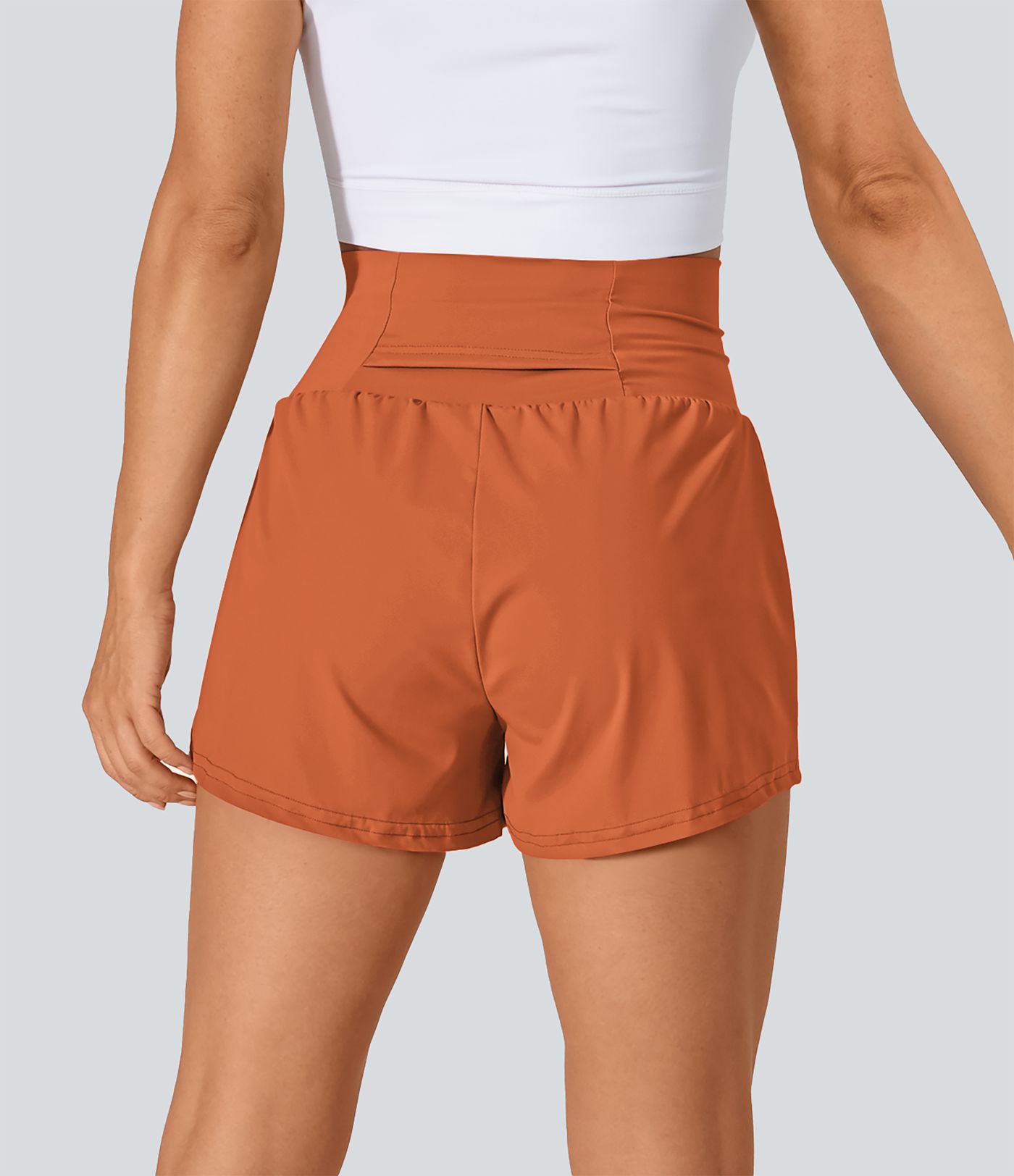 SoftlyZero™ Yoga Shorts Taille Haute Aérien et Rafraîchissant avec Poches