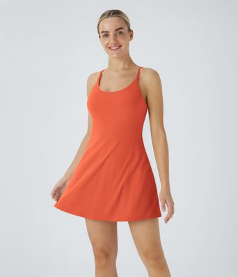 SoftlyZero™ Plush Backless Active Dress A-C Cups