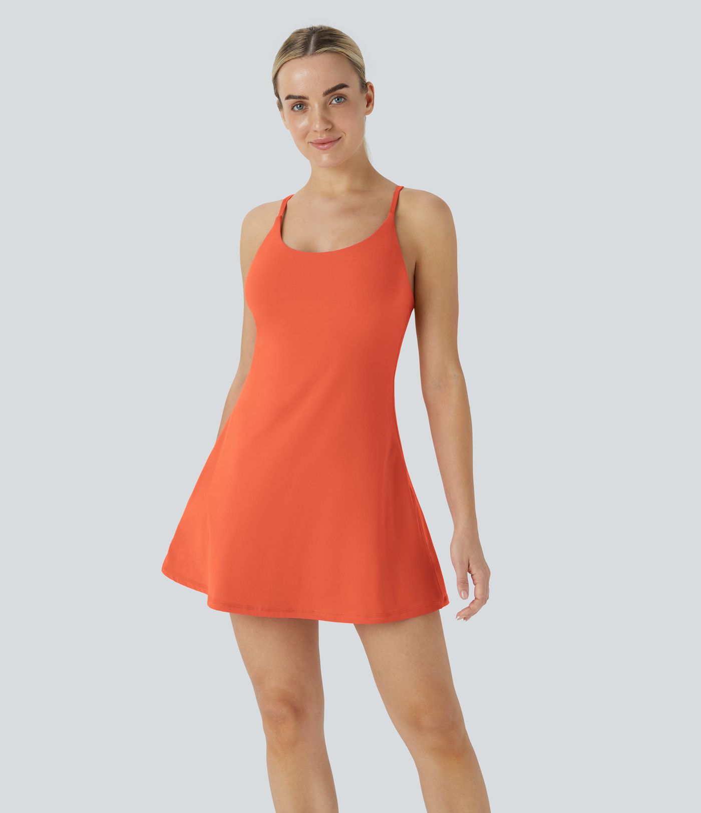 SoftlyZero™ Plush Backless Active Dress A-C Cups