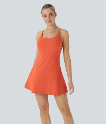 SoftlyZero™ Plush Backless Active Dress A-C Cups