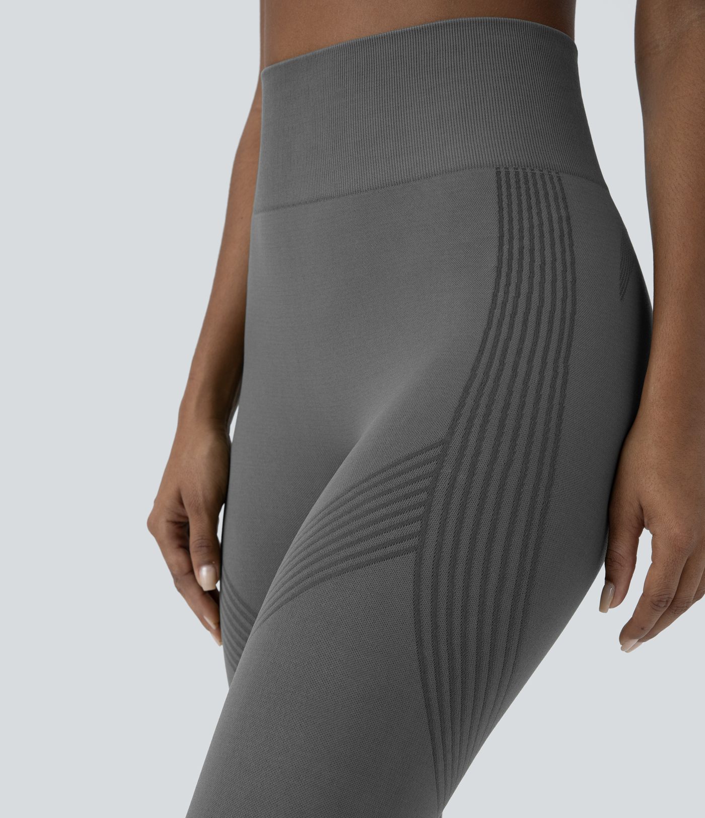 Leggings yoga tiro alto 7/8 sin costura