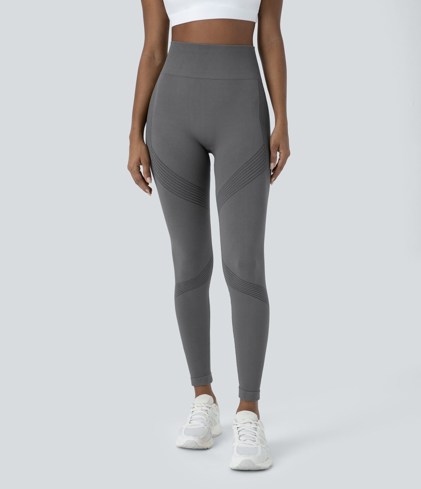 Leggings yoga tiro alto 7/8 sin costura