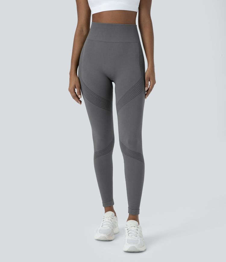 Leggings yoga tiro alto 7/8 sin costura