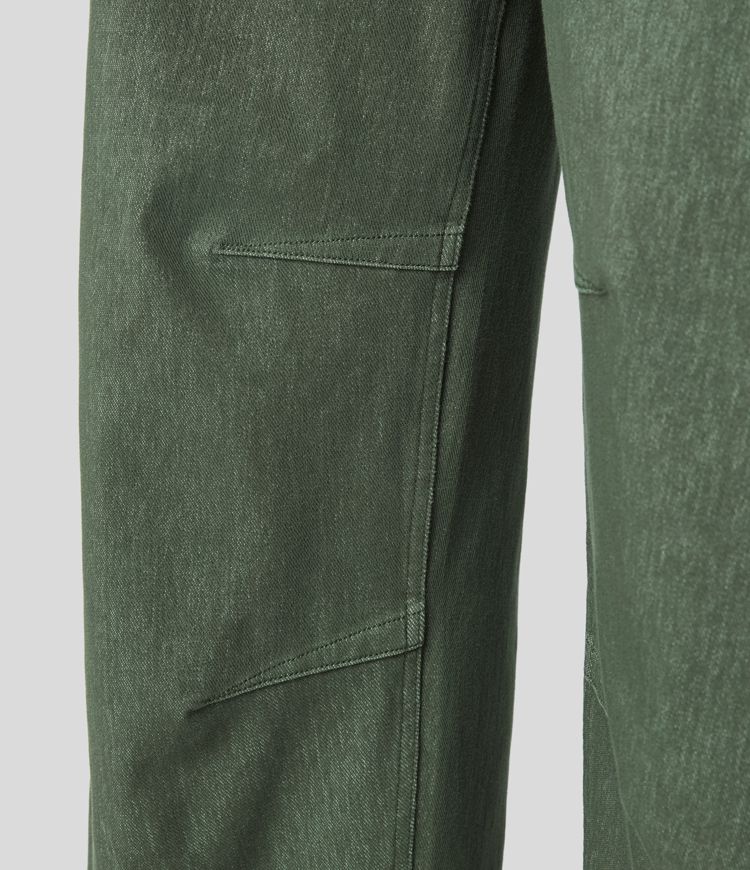 Halara Flex™ Mid Rise Multiple Pockets Colorful Stretchy Knit Casual Tapered Jeans