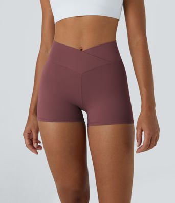 Softlyzero™ Short 7,5cm Biker Taille Haute Croisé Uni