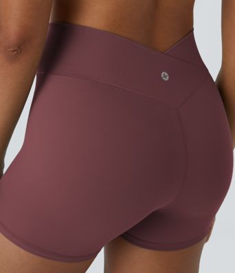 Softlyzero™ Short 7,5cm Biker Taille Haute Croisé Uni