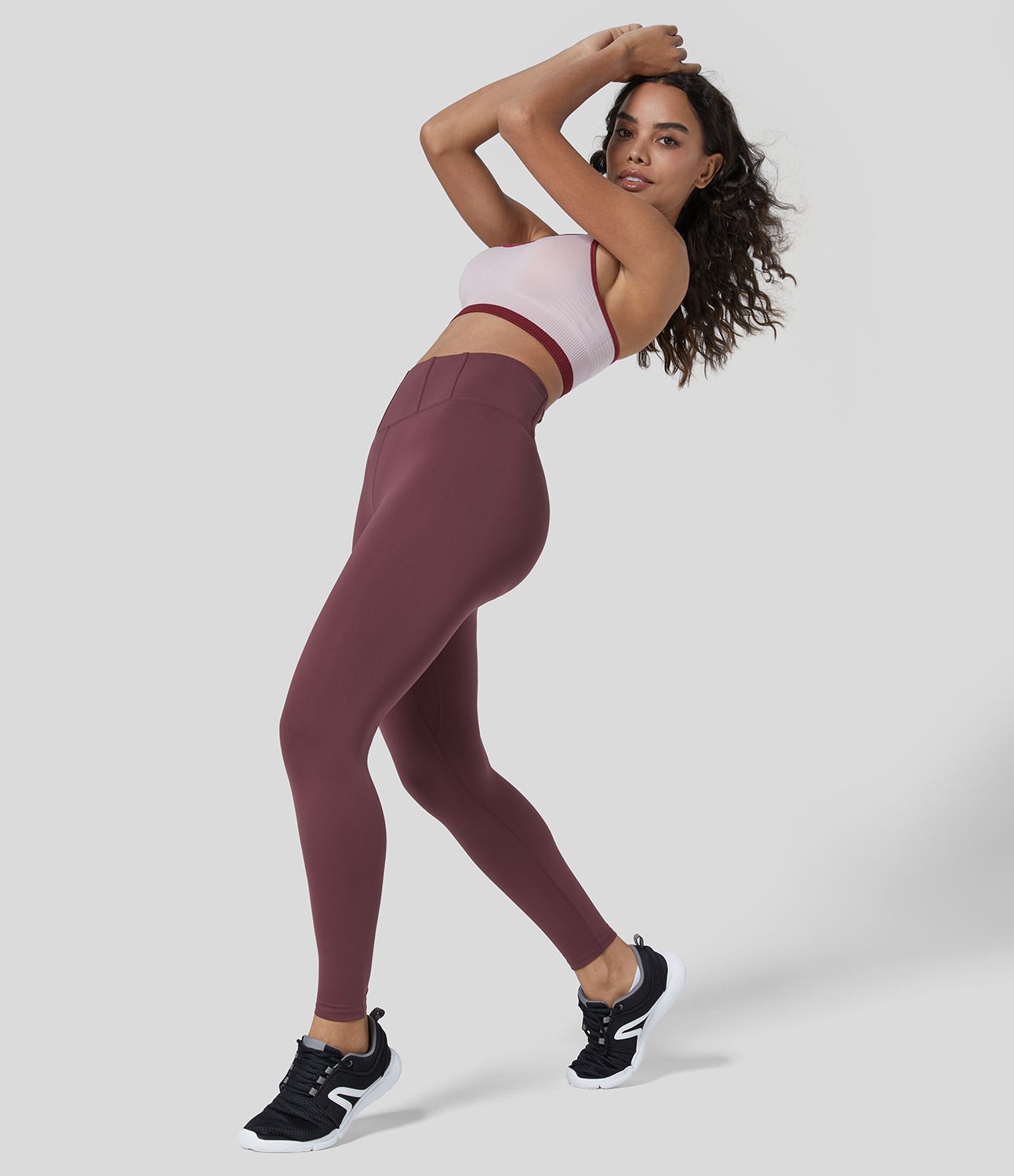 SpeedWave™ Leggings de entrenamiento 7/8 tiro alto cintura sándwich control barriga de secado rápido