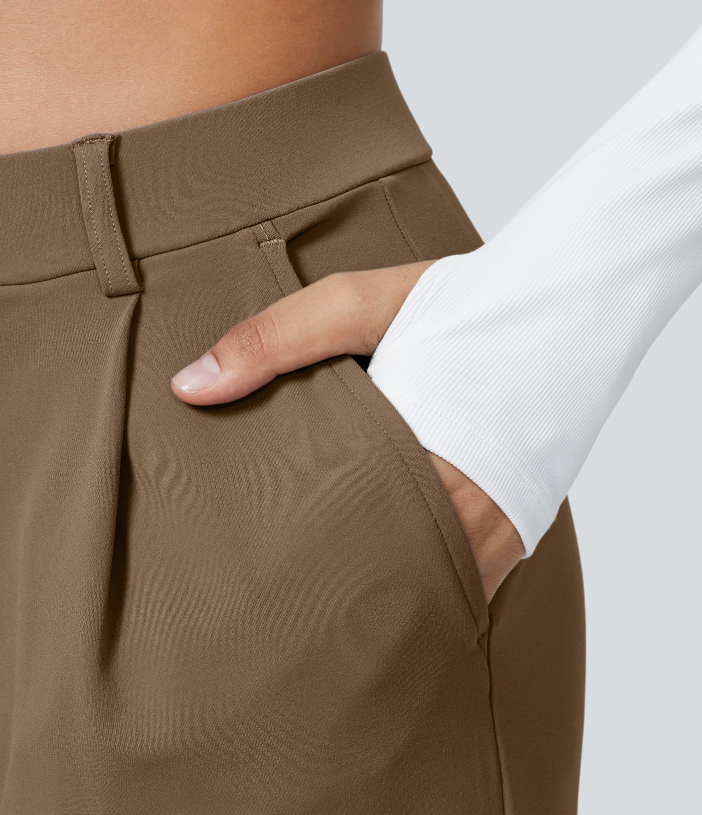 Halara Flex™ DayStretch High Waisted Pocket Straight Leg Work Pants