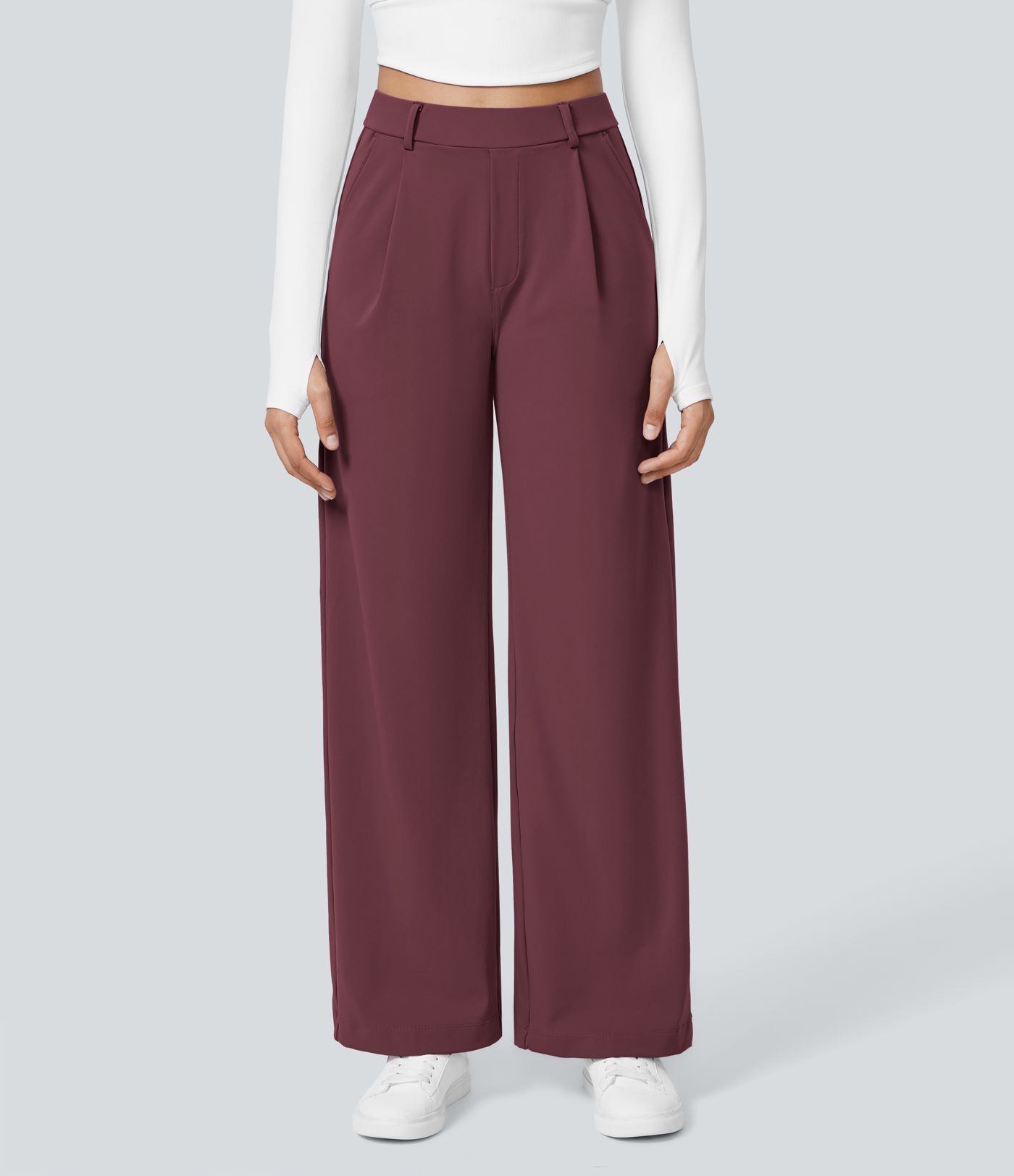 Halara Flex™ DayStretch High Waisted Pocket Straight Leg Work Pants