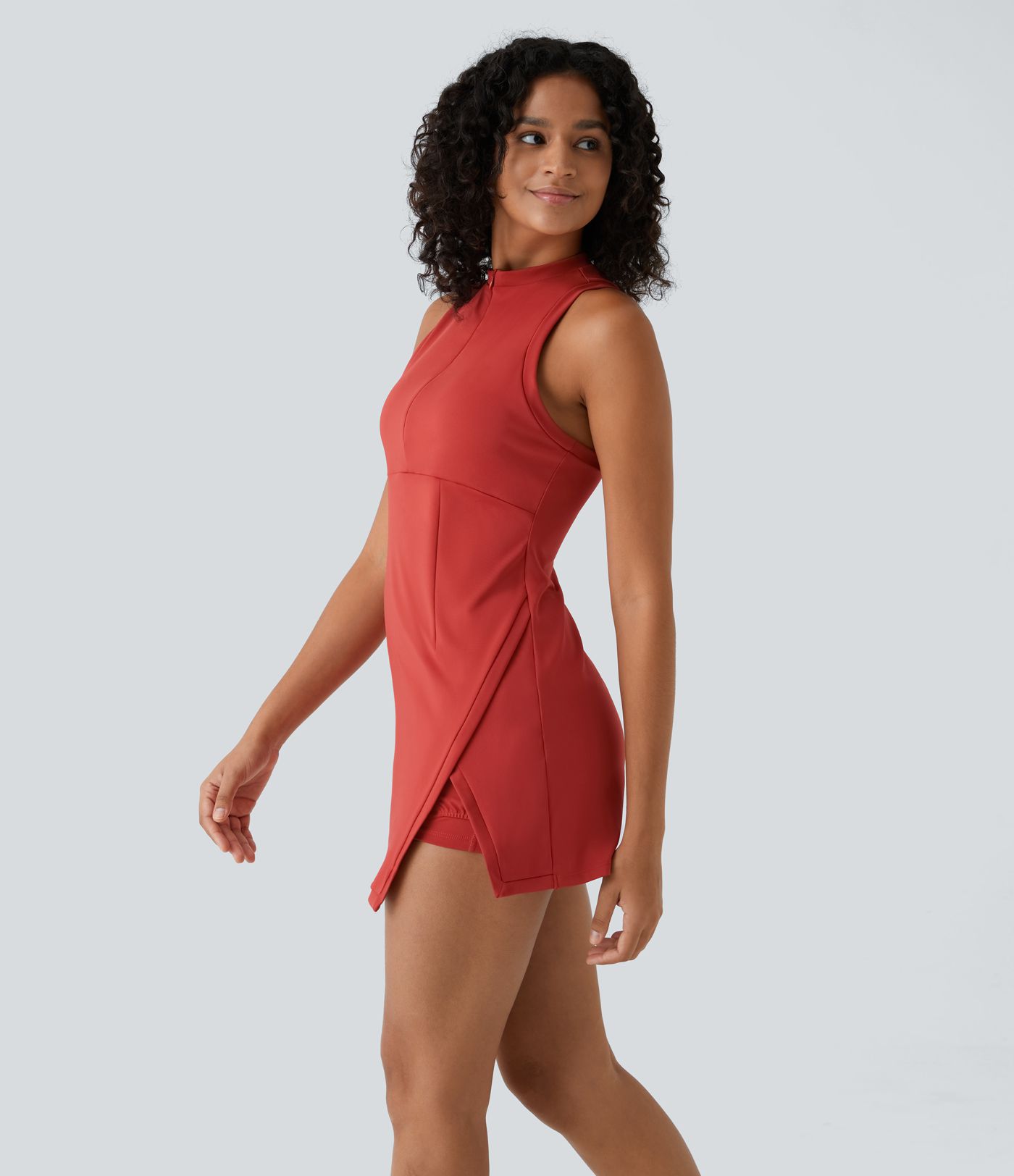 Zipper RacerPocket 2-Piece Mini Tennis Active Dress