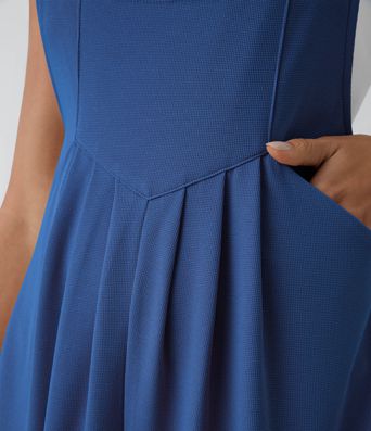 Pockets Waffle Casual Short Overalls