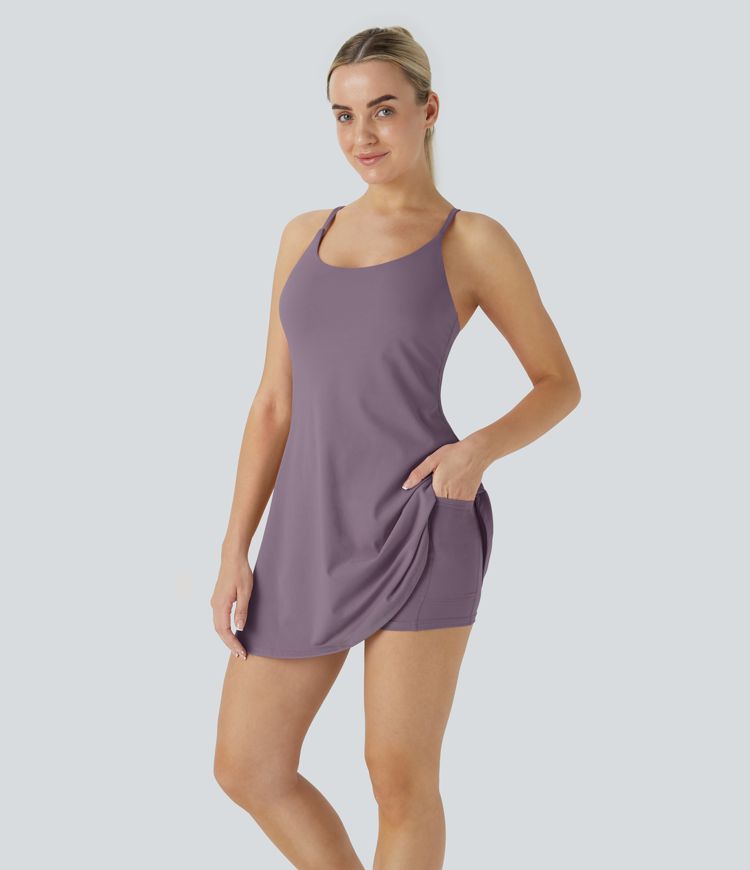 Softlyzero™ Plush Backless Active Dress