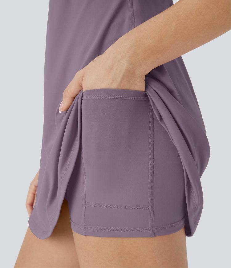 Softlyzero™ Plush Backless Active Dress