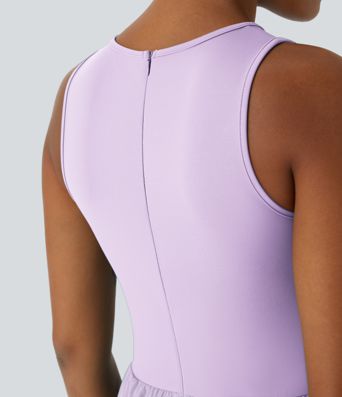 Breezeful™ Zipový Bezsleový Kontrastný Rýchloschnúci Overal s Vreckom