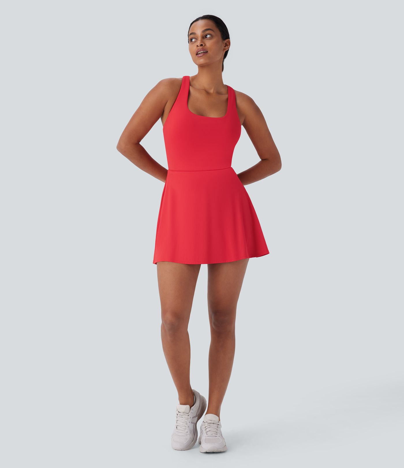 SoftlyZero™ QuickDry 2-in-1 Pocket Mini Slip Pickleball Active Dress
