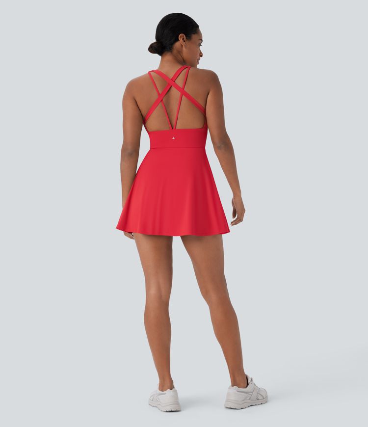 SoftlyZero™ QuickDry 2-in-1 Pocket Mini Slip Pickleball Active Dress