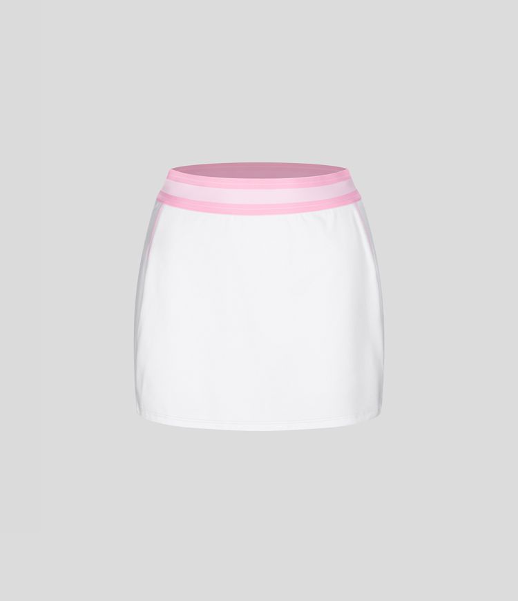 Softlyzero™ Airy High-Waist 2-in-1 Bodycon Colorblock Micro Mini Cool-Touch Tennis Skirt - UPF 50+