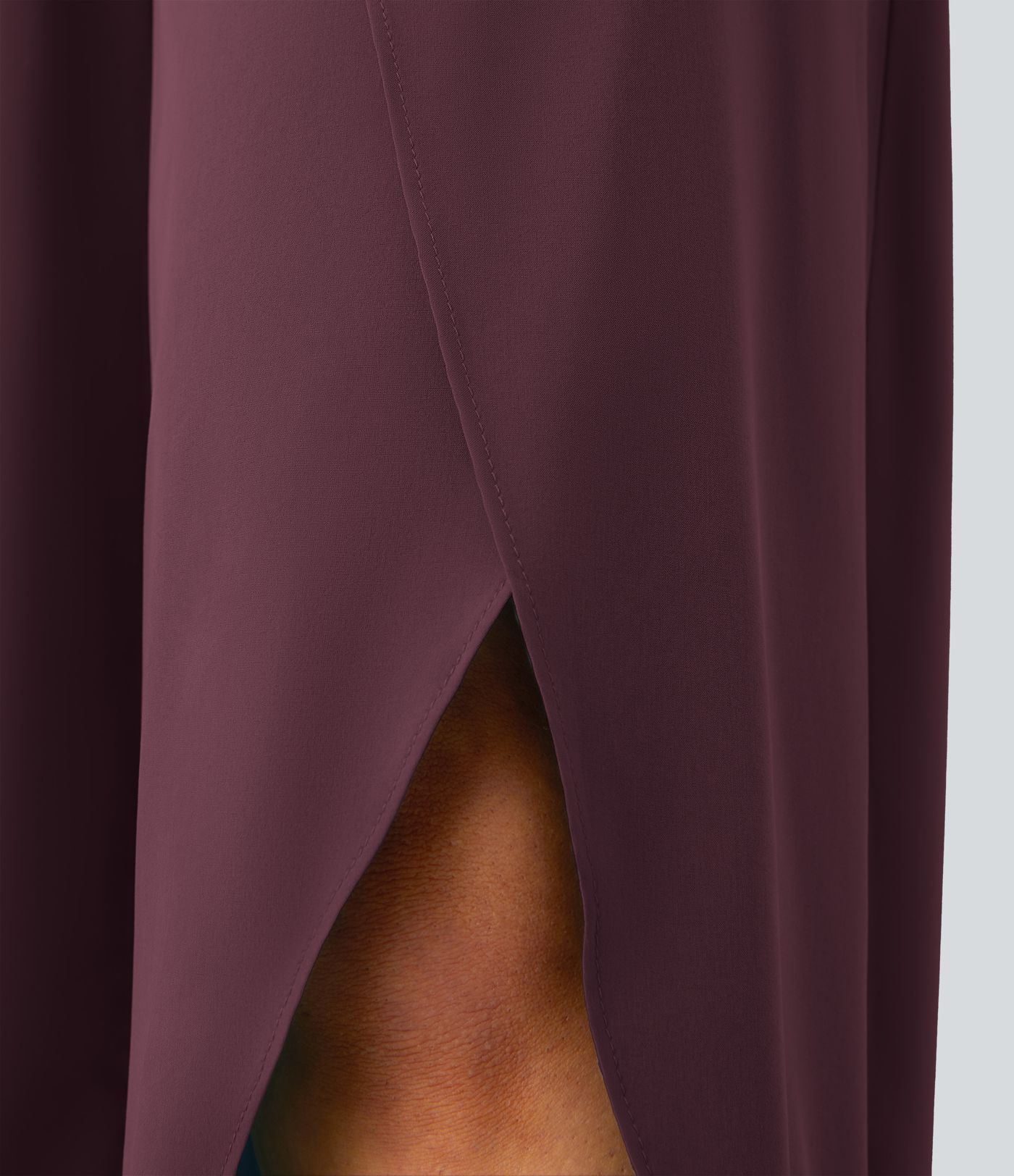 Breezeful™ Pantalon Large Fluide Séchage Rapide Taille Haute Poche Arrière