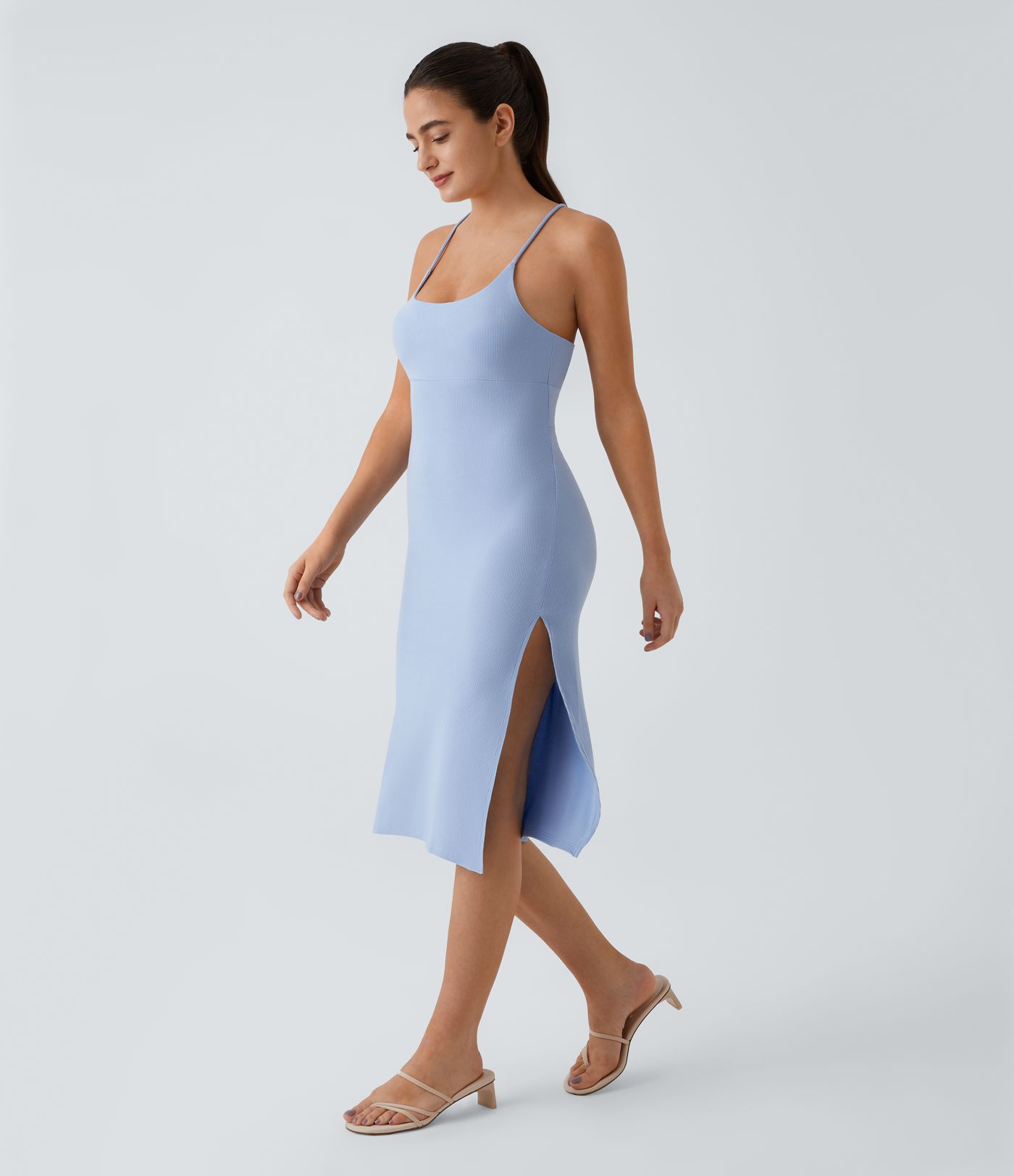 Everyday Strap Bodycon Midi Chill Dress-Sensational