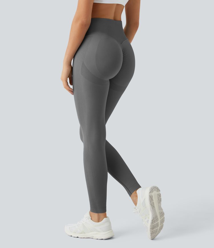 Seamless Flow High Waisted Booty Scrunch Leggings