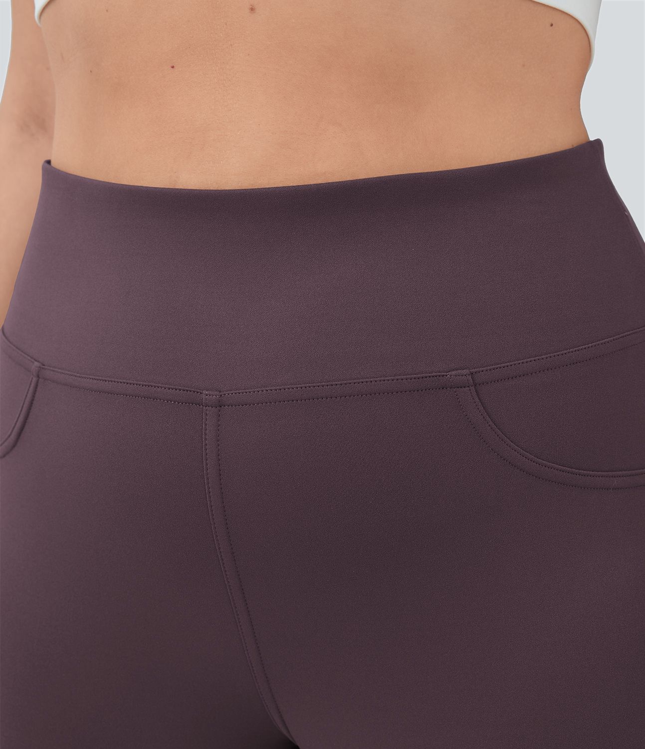 DayStretch High Waisted Pocket Flare Yoga Plus Size Leggings