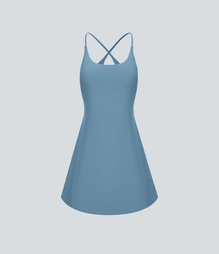 SoftlyZero™ Plush Backless Active Dress