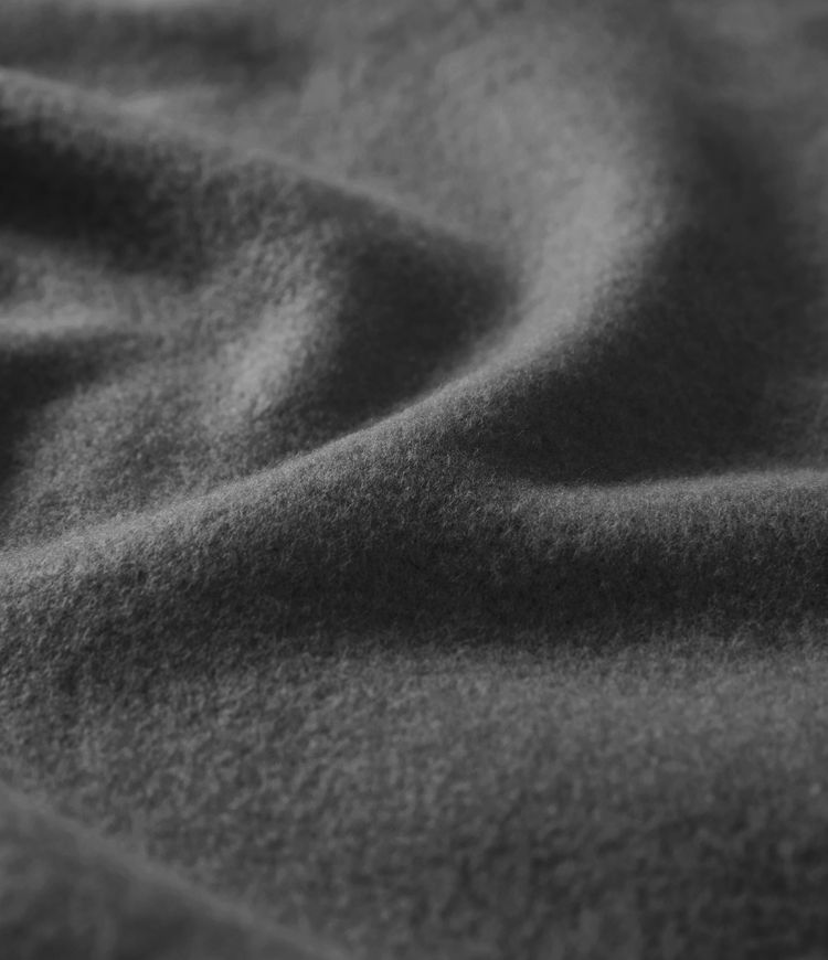 Sudadera polar cuello redondo manga larga bloque color