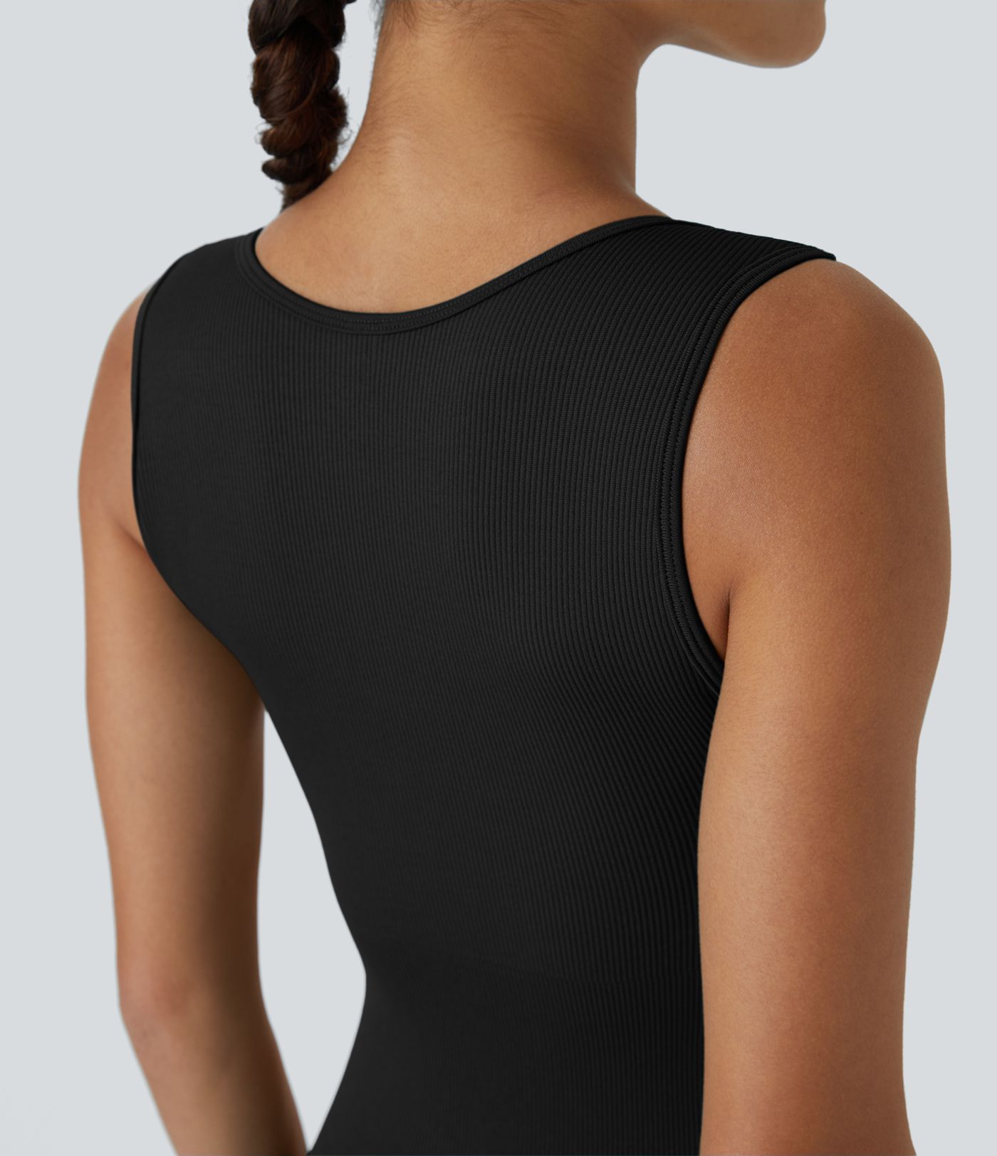 OneForm Seamless Flow Square Neck Sleeveless 7/8 Yoga Jumpsuit