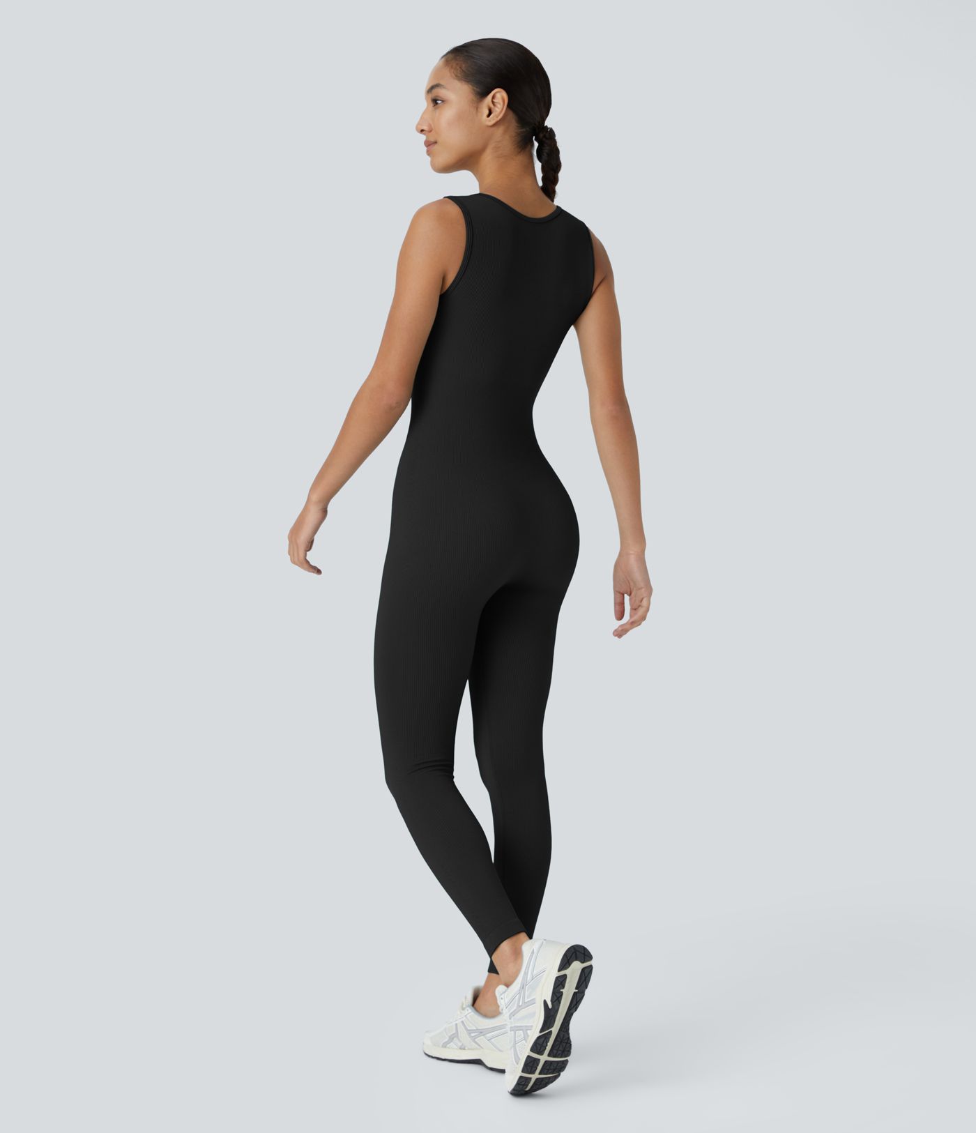 OneForm Seamless Flow Square Neck Sleeveless 7/8 Yoga Jumpsuit