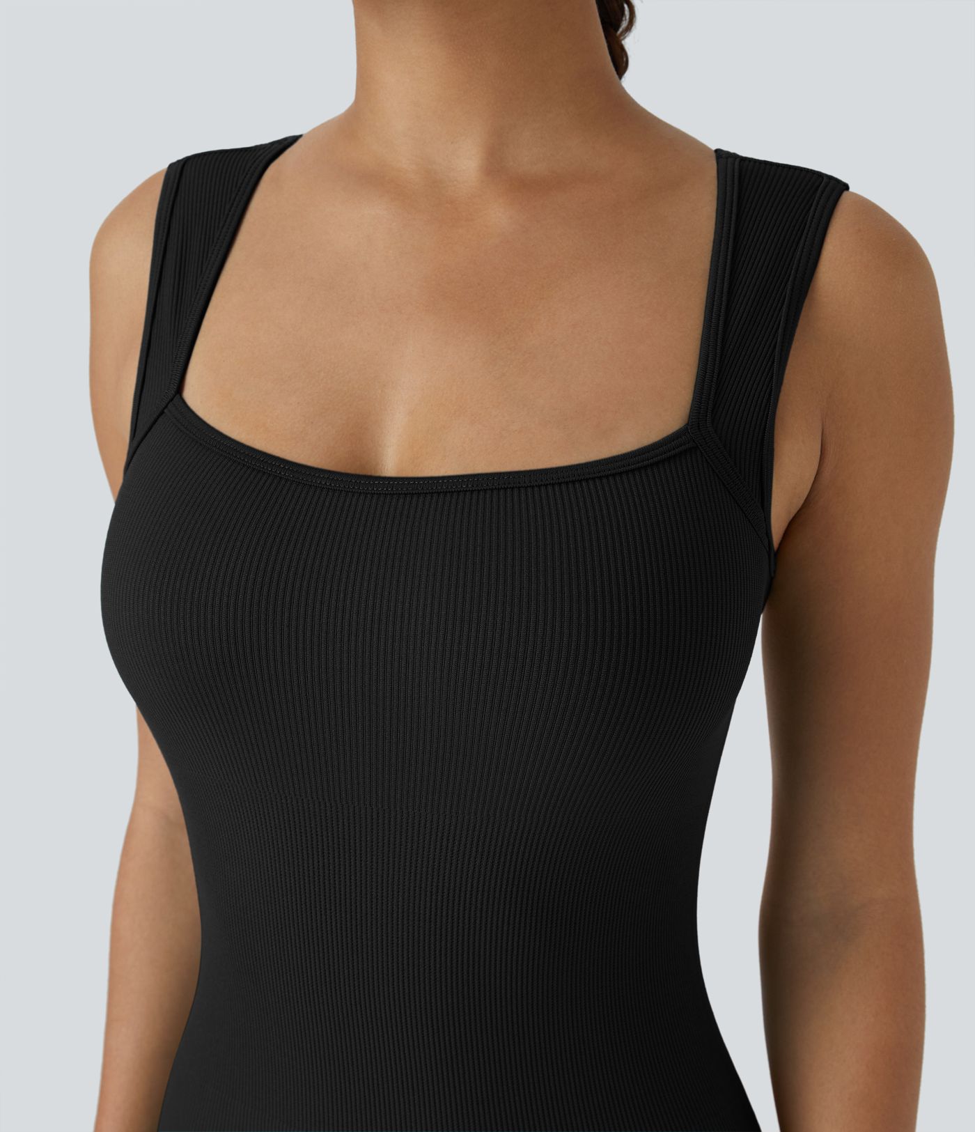 OneForm Seamless Flow Square Neck Sleeveless 7/8 Yoga Jumpsuit