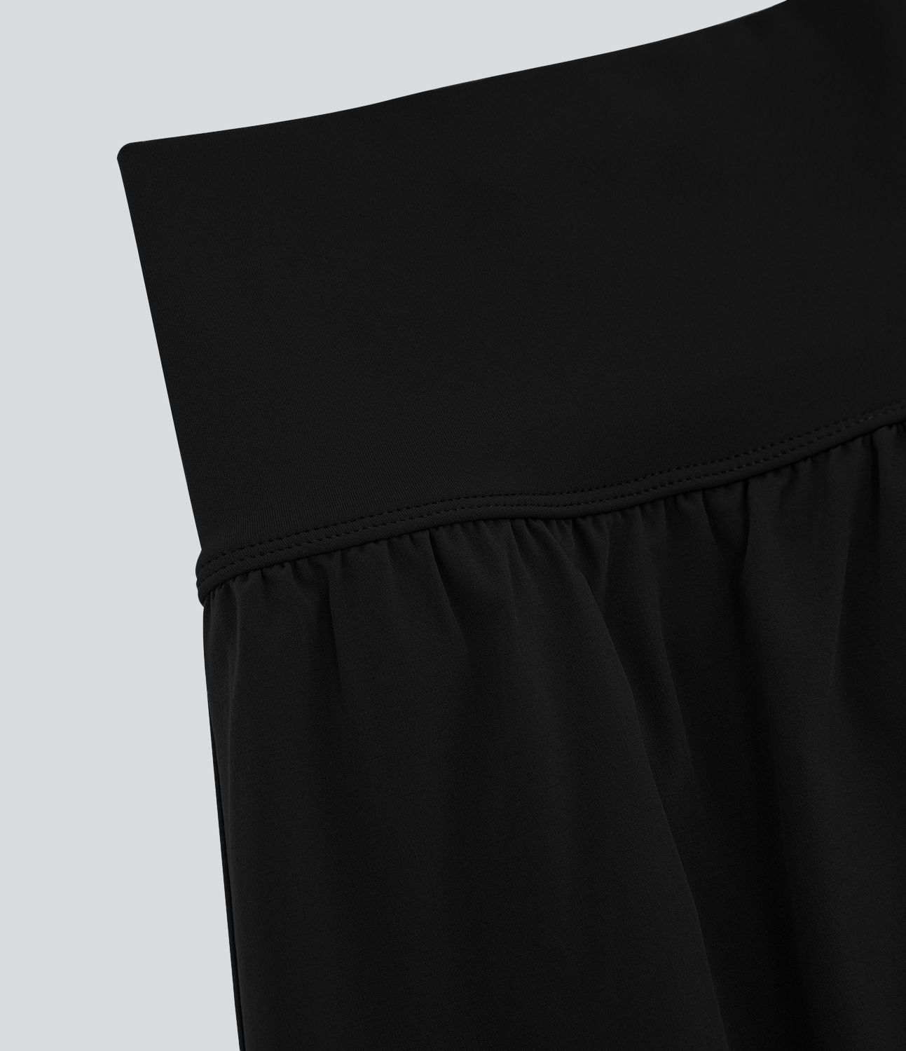 Breezeful™ High Waisted Back Waistband Pocket Palazzo Flowy Split Wide Leg Quick Dry Casual Pants