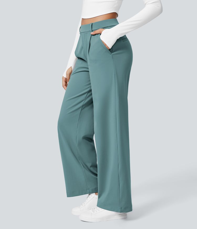 Halara Flex™ High Waisted Pocket Straight Leg Work Pants