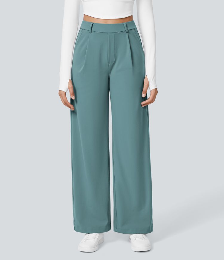 Halara Flex™ High Waisted Pocket Straight Leg Work Pants