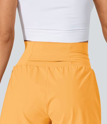 SoftlyZero™ Airy Super High Waisted Cool Touch Yoga Shorts with Pockets