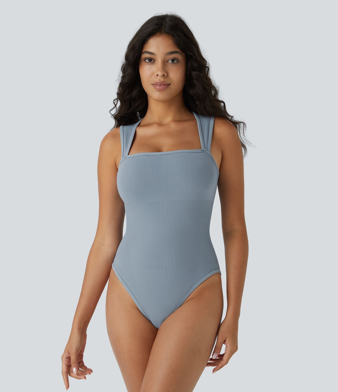 OneForm Seamless Flow Square Neck Sleeveless Casual Smooth Bodysuit
