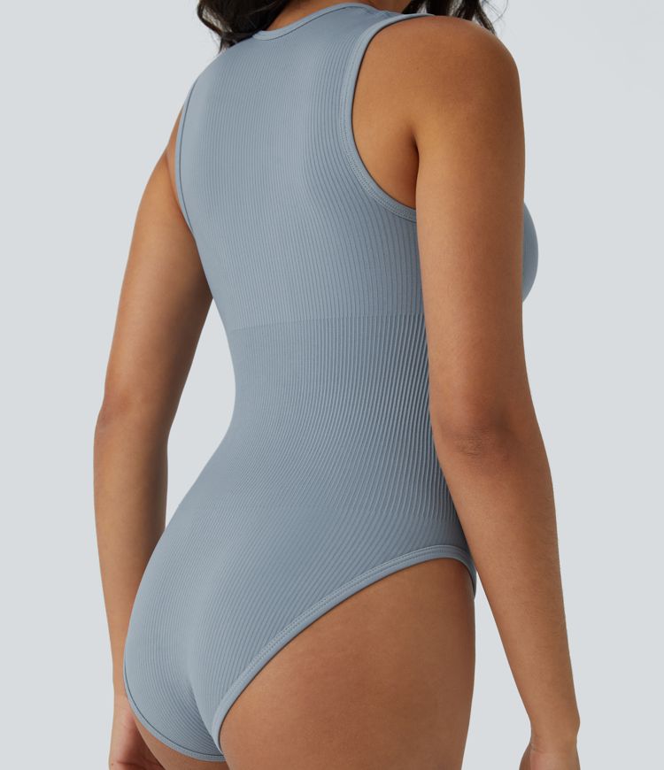 OneForm Seamless Flow Square Neck Sleeveless Casual Smooth Bodysuit