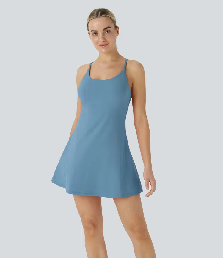 SoftlyZero™ Plush Backless Active Dress