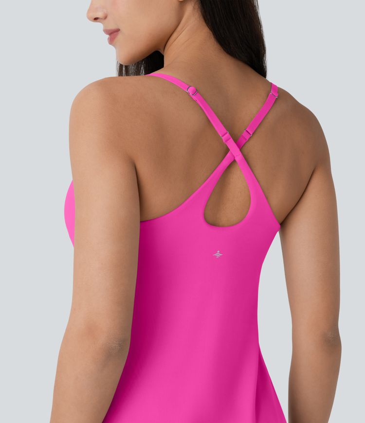 SoftlyZero™ Plush Molded Cups Dance Active Dress-Easy Peezy Edition