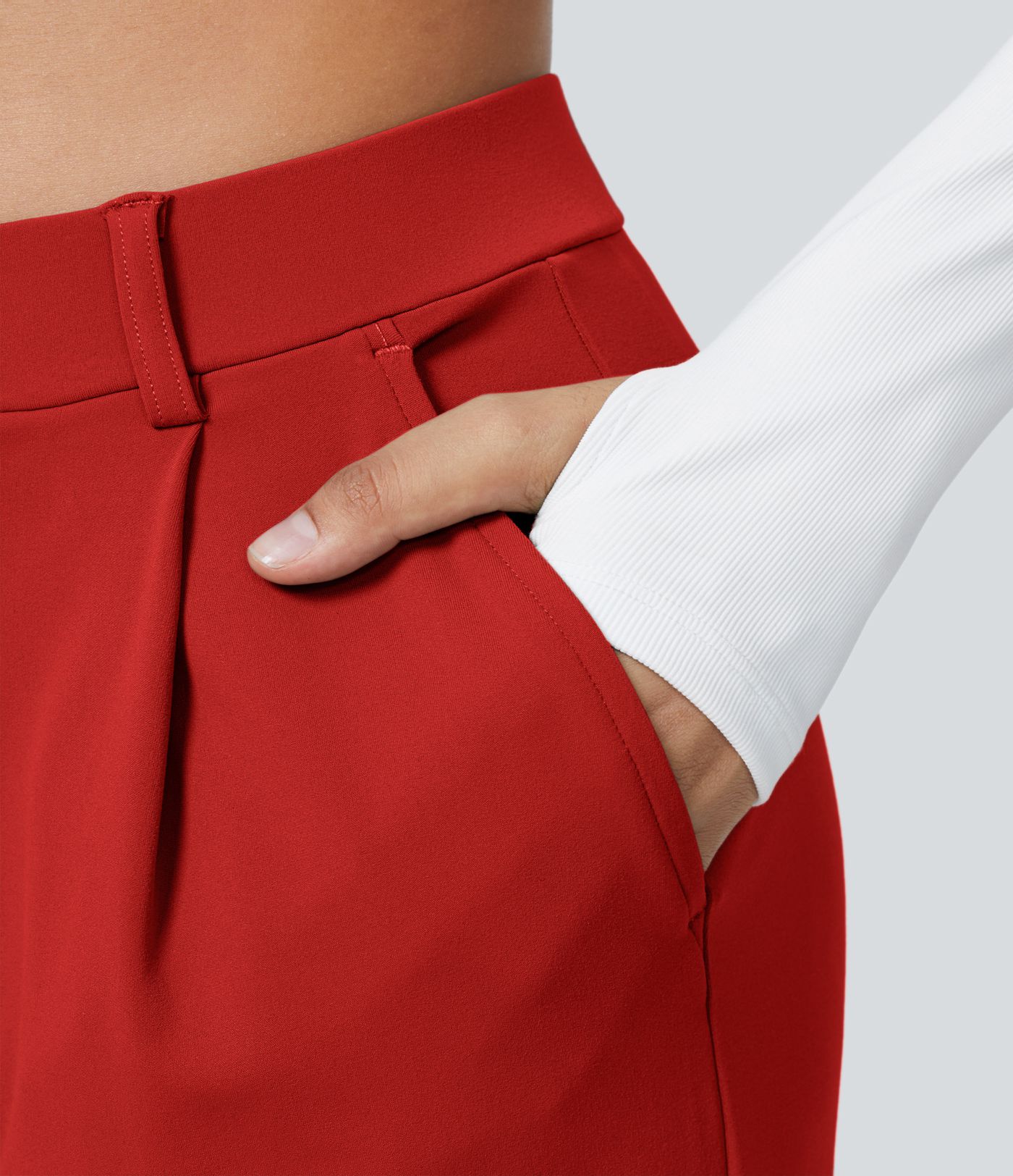 Pantalon de travail coupe droite taille haute Halara Flex™ DayStretch avec poches