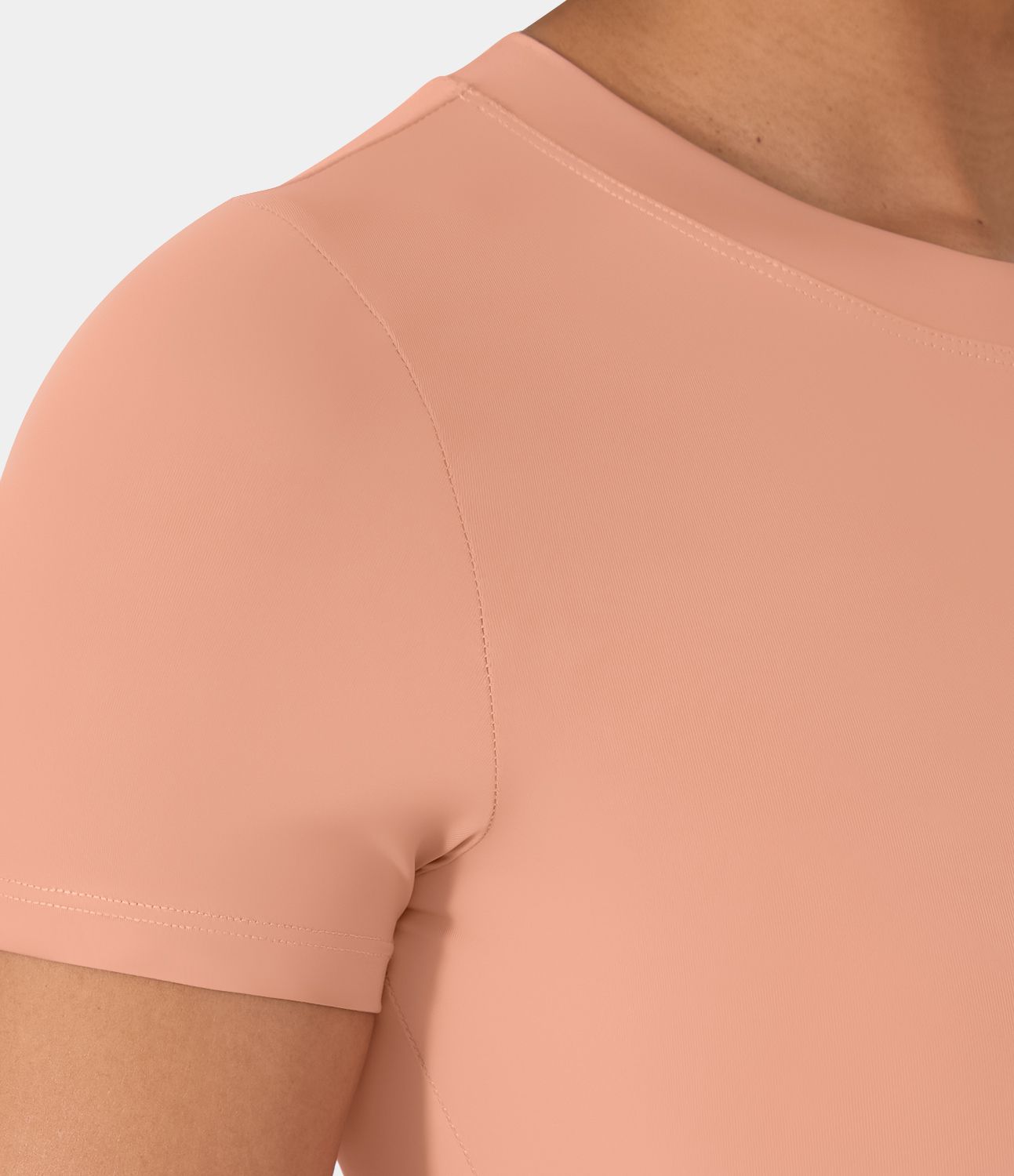 Short Sleeve Cut Out Cropped Yoga Sports Top