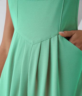 Pockets Waffle Casual Short Overalls