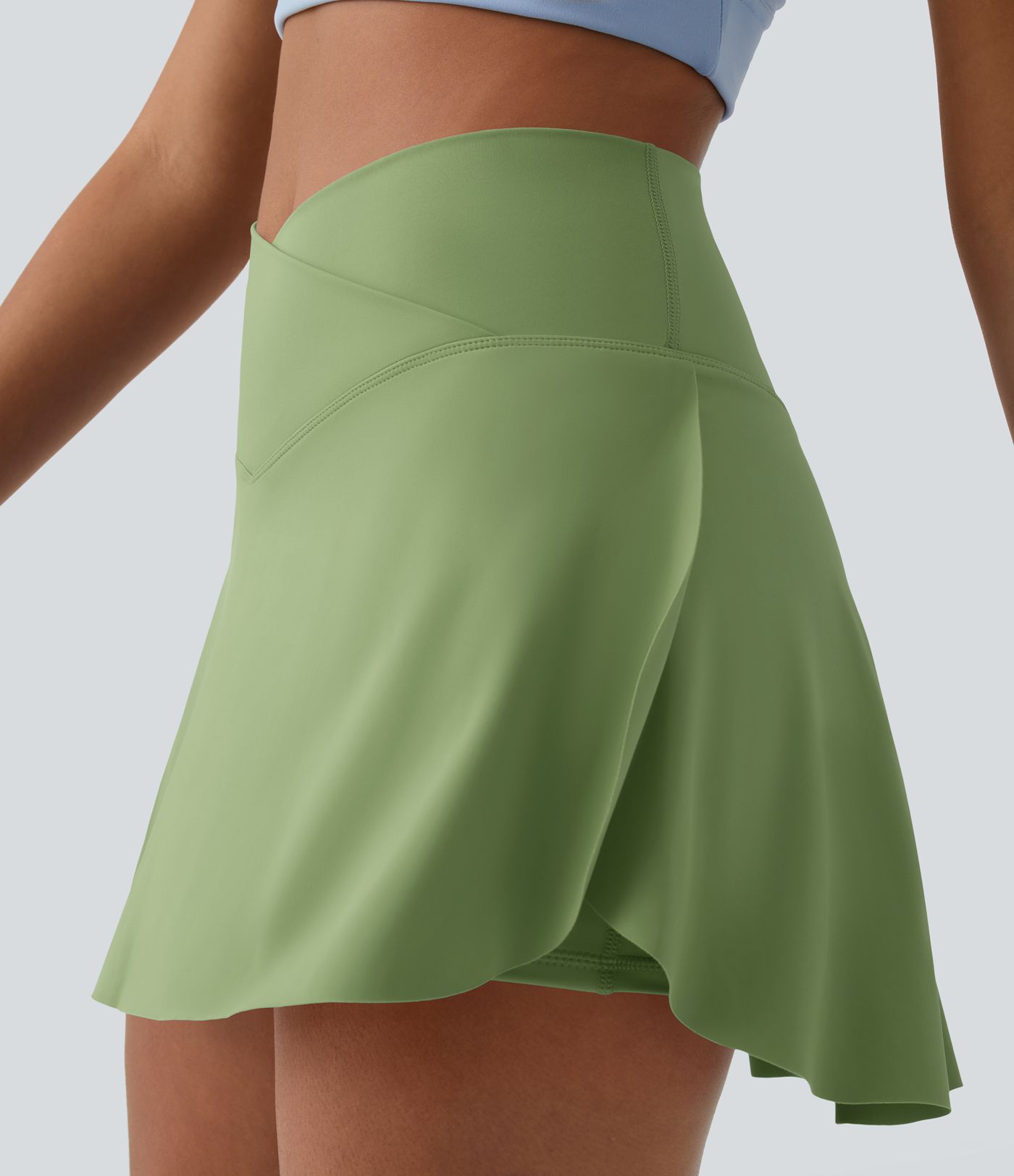 Everyday Softlyzero™ Airy Crossover 2-in-1-Mini-Tennisrock mit Seitentaschen-Lucid