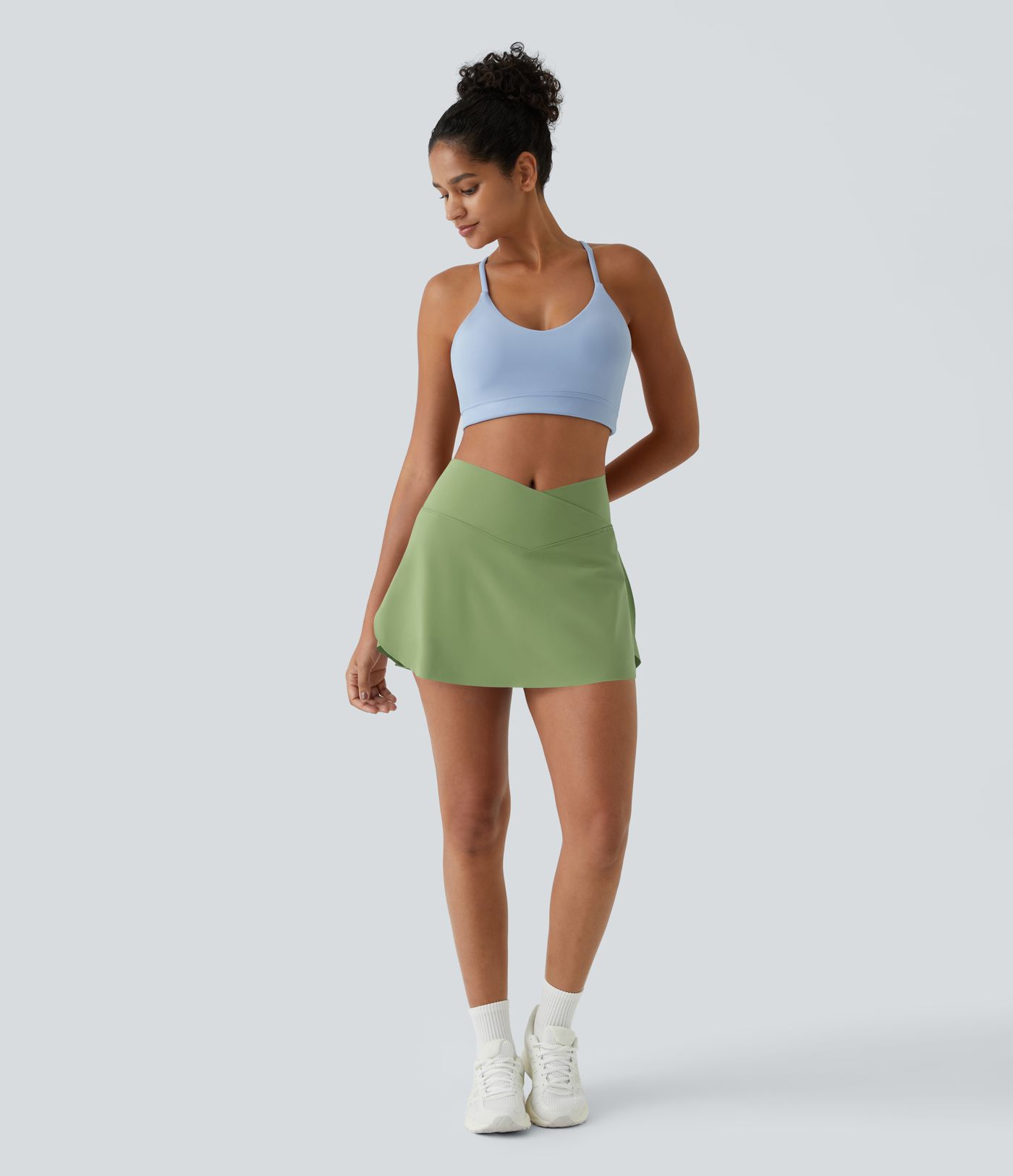 Everyday Softlyzero™ Airy Crossover 2-in-1-Mini-Tennisrock mit Seitentaschen-Lucid