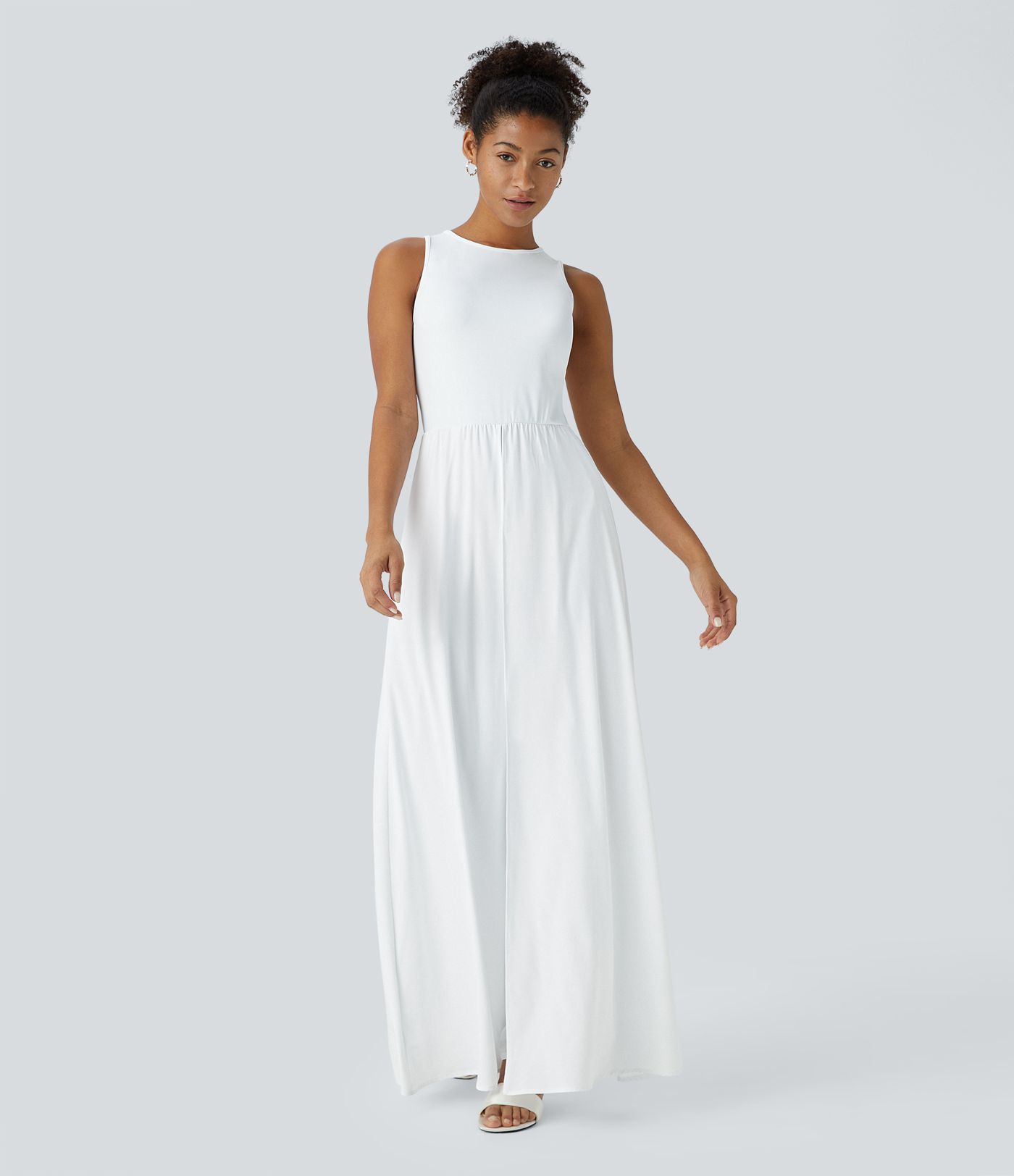 Breezeful™ Ärmelloser Jumpsuit mit Reißverschluss, Seitentaschen und Kontrastfarben für Brautjungfern und Hochzeitsgäste - schnelltrocknend