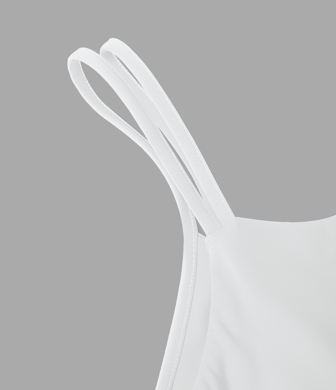 SoftlyZero™ Plush Double Straps 2-Piece Pocket Slip Dance Active Dress A-C Cups